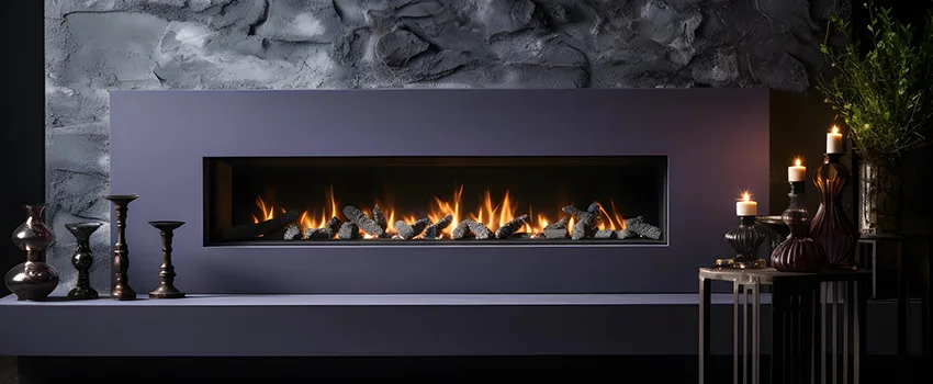 Ember Bed for Ventless Gas Fireplace in Centennial, CO