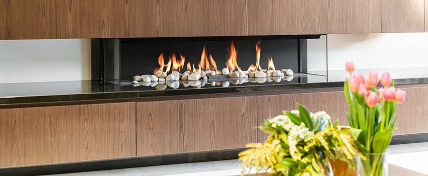 Double-height Fireplace Design Refurbishment in Centennial, Colorado